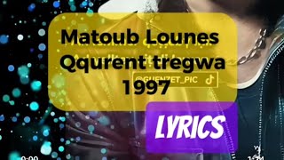 Qqurent tregwa Matoub Lounes [upl. by Moser154]