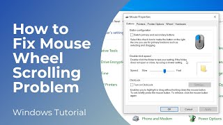 How to Fix Mouse Wheel Scrolling Problem Easy Tutorial [upl. by Eidnas]