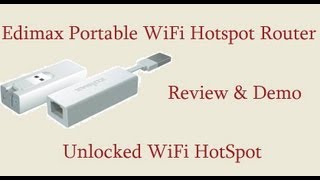 Edimax Portable WiFi Router BR 6258nL Review With Demo [upl. by Neeham]