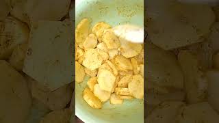 Golden Crispy Potato Slices In The Air Fryer [upl. by Skiest]