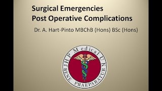 Surgical Emergencies  Post Operative Complications [upl. by Adabelle]