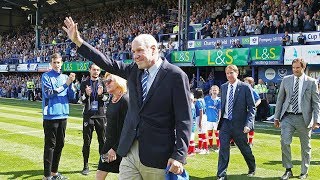 Michael Eisner presented to the Fratton Park crowd before Rochdale clash [upl. by Alexei824]