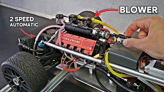 RC V8 Car w SUPERCHARGER amp Auto Gearbox [upl. by Martens]