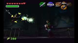 Phantom Ganon Boss Fight 4 LoZ  OoT Wii Virtual Console [upl. by Bohrer]