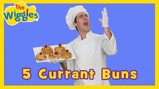 Five Currant Buns 🥖 Counting Song for Toddlers 🔢 The Wiggles [upl. by Joachim]