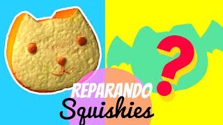 Arreglando Mis Squishies ♡ Fixing your squishies Squishy Makeover [upl. by Deyas]