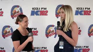 K102s 2023 Winstock Interviews  Gabby Barrett [upl. by Yuh]