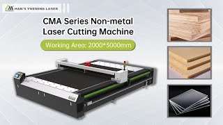 Non metal Plate Laser Cutting Machine CMA2030C G A [upl. by Gonta175]