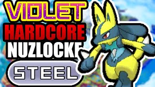 Pokémon Violet Hardcore Nuzlocke  Steel Types Only No items No overleveling [upl. by Akira376]