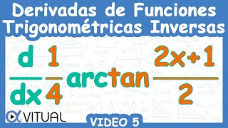 🚀 Derivadas de Funciones Trigonométricas Inversas  Video 5 [upl. by Joli]