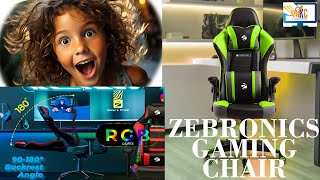 Zebronics Gaming Chair GC1400  Gaming Chair Assembly [upl. by Sulamith343]