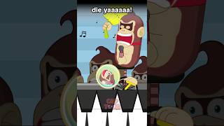 Part 2Donkey Kong Sings   Baby Kongs Head Bouncing memeanimation funnycartoon donkeykong [upl. by Odrahcir]