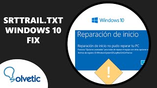 SRTTRAILTXT Windows 10 FIX ✅✅ [upl. by Marlea]