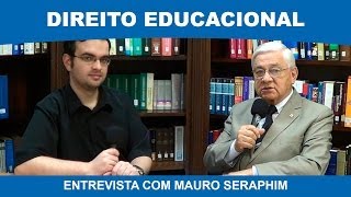 DIREITO EDUCACIONAL  MAURO SERAPHIM [upl. by Arissa]