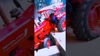 Tractor accident😱  shorts tractor farming trending short [upl. by Ennovihc]