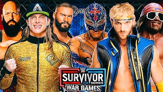 WWE 2K24 Team Matt Riddle Big Show amp Bron Breaker vs Team Logan Pual Rey Mysterio amp Macho Man [upl. by Heyman961]