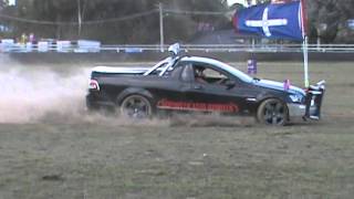 32 SOPHISTICATED REDNECK HOLDEN UTE FREEPLAY AT OBERON UTE SHOW 20 2 2016 [upl. by Ahsaek995]