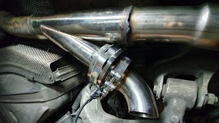 Installing Ebay V8 Exhaust Bypass  BMW E63 650i  Budget Supercar Build [upl. by Rabin]