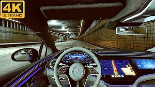 ETS2 Night Drive 4K  2024 MercedesBenz EQS 580  Realistic Gameplay [upl. by Annayar786]