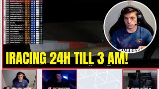 Max Verstappen Races iRacing 24H of Spa Right After Hungarian GP Qualifying Racing till 3 AM [upl. by Blayze]