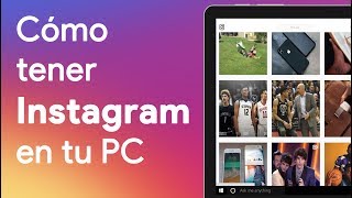 CÓMO instalar y tener INSTAGRAM en tu PC ¡fácil y sencillo [upl. by Euseibbob127]