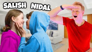 Salish amp Nidal KISS ON CAMERA Jordan Matter is MAD [upl. by Sundstrom]