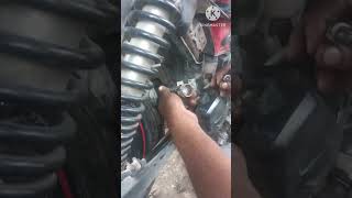 Rear master cylinder rear brake pump for Tvs apache Rtr replacement qadri moter center subscribe [upl. by Thetes]