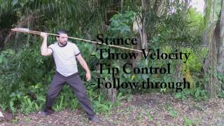 How to throw the atlatl  accurate for hunting Super Educational ATLATL instructional [upl. by Misa167]