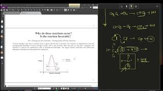 alkane reaction [upl. by Airdnua]