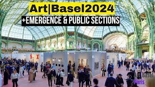 ART BASEL PARIS 2024 4K  EMERGENCE amp PUBLC SECTIONS [upl. by Adiv]