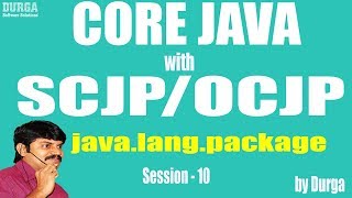 Core Java With OCJPSCJP javalangpackage Part10  AutoboxingAutounboxing1 [upl. by Ahsiekat]