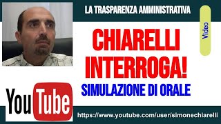 Chiarelli interroga  La trasparenza amministrativa 2522022 [upl. by Osnola]