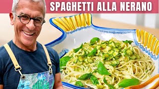 SPAGHETTI ALLA NERANO Ricetta originale  Chef Max Mariola [upl. by Idnew]