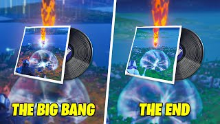 Fortnite The End Event Music vs The Big Bang Event Music [upl. by Naashar547]