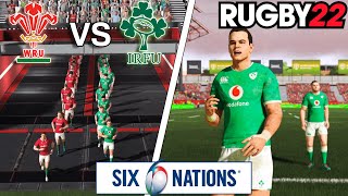 WALES vs IRELAND  6 Nations 2023 Round 1  Rugby 22  Gameplay amp Commentary Legend Difficulty [upl. by Bui]