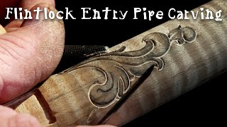 Simple ways to add detail to your flintlock carving  Isaac Haines Inspired Muzzle Loader Build [upl. by Gnoht394]