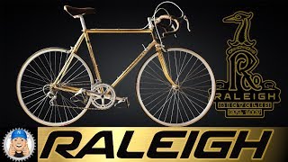 Gold Plated Raleigh Road Bike Special Centenary Edition [upl. by Flanigan138]