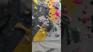 Cramped midwall dyno very fun dyno climbing rockclimbing [upl. by Fionnula191]