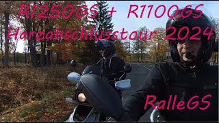 Harzabschlusstour 2024 mit R1250GS  R1100 GS [upl. by Schluter376]