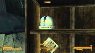 Fallout New Vegas Lonesome Road Lonesome Road Snowglobe location 1080p HD [upl. by Shwalb466]