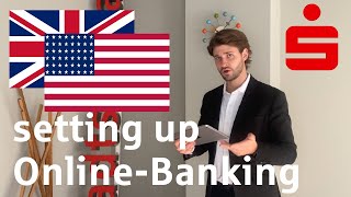 Setting up OnlineBanking in english [upl. by Ivett]