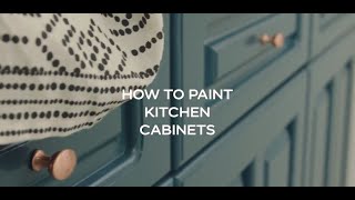 How To Paint Kitchen Cabinets  Dulux [upl. by Lilaj]