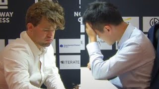 MAGNUS CARLSEN CHECKMATES WORLD CHAMPION after QUEEN SACRIFICE [upl. by Durst]