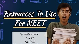 Resources to use for NEET 🧐🧐 [upl. by Fitting]