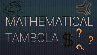 Mathematical tambola game♷♸♹Kitty party game [upl. by Adnolehs415]