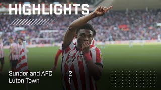 Incredible Amad Strike  Sunderland AFC 21 Luton Town  Championship PlayOffs [upl. by Thornton]