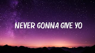 Rick Astley  Never Gonna Give You Up Lyrics 🍀Songs with lyrics [upl. by Lerred]