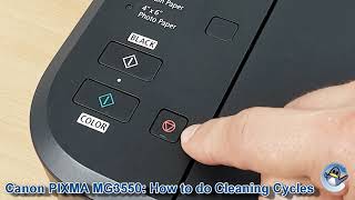 Canon Pixma MG3550 How to do Printhead Cleaning and Deep Cleaning Cycles and Improve Print Quality [upl. by Endo641]