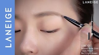 LANEIGE Lesson 53 여성스러운 일자 아치형 눈썹  Semiarched Eyebrows [upl. by Siddon879]