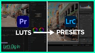 How to CONVERT a LUT into a LIGHTROOM Preset  2021 Premiere Pro Lightroom and Photoshop [upl. by Rima204]